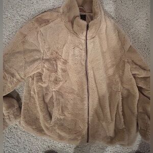 Sanctuary Tan Teddy Jacket faux fur